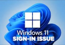 WINDOWS 11 SIGN-IN ISSUE