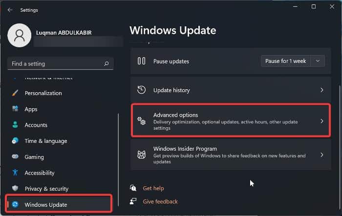 Windows updates