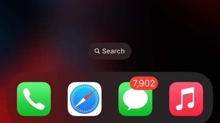 Remove Home Screen Search Button on iPhone (iOS 16)