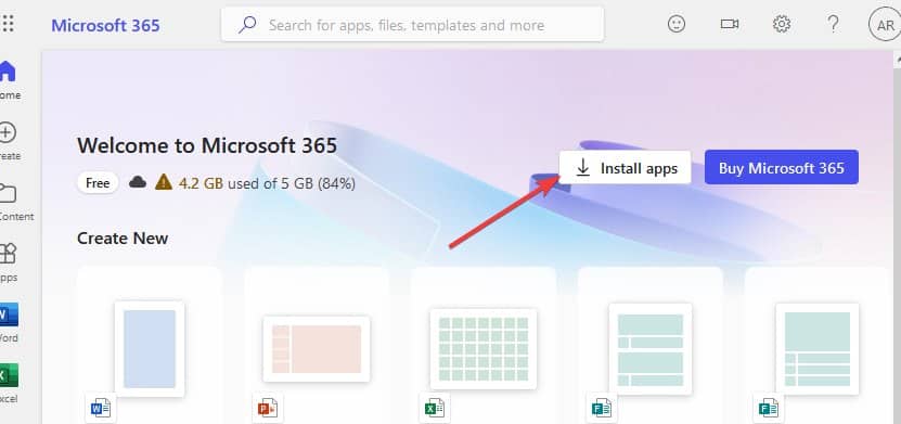 Installing MS Office from Microsoft server