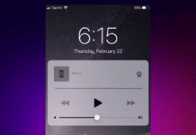 Music Widget on Lock Screen in iPhone
