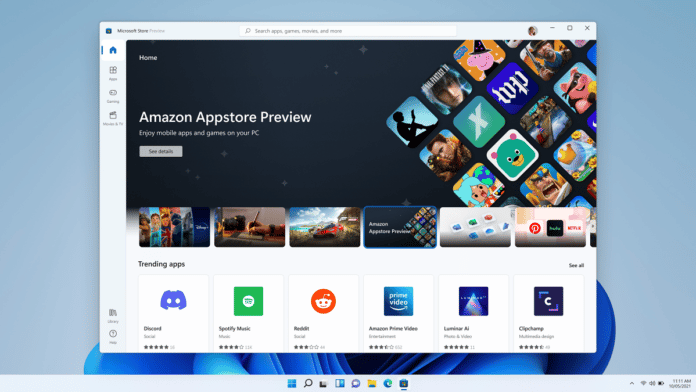 android app on windows 11