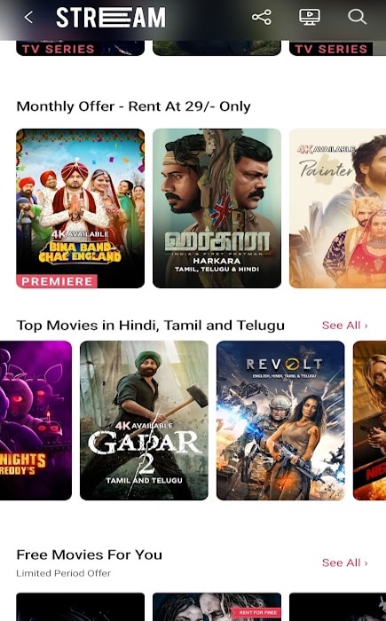BookMyShow for hindi movies