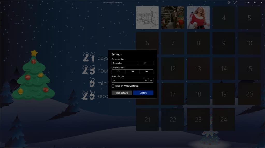 Christmas theme for Windows 10