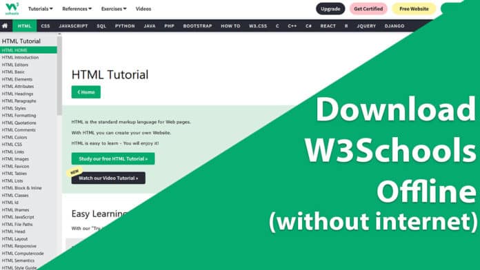 Download W3Schools offline