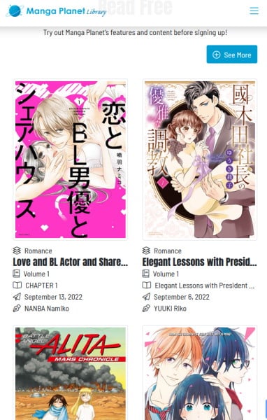 Read manga for free