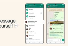 WhatsApp's "Message Yourself"