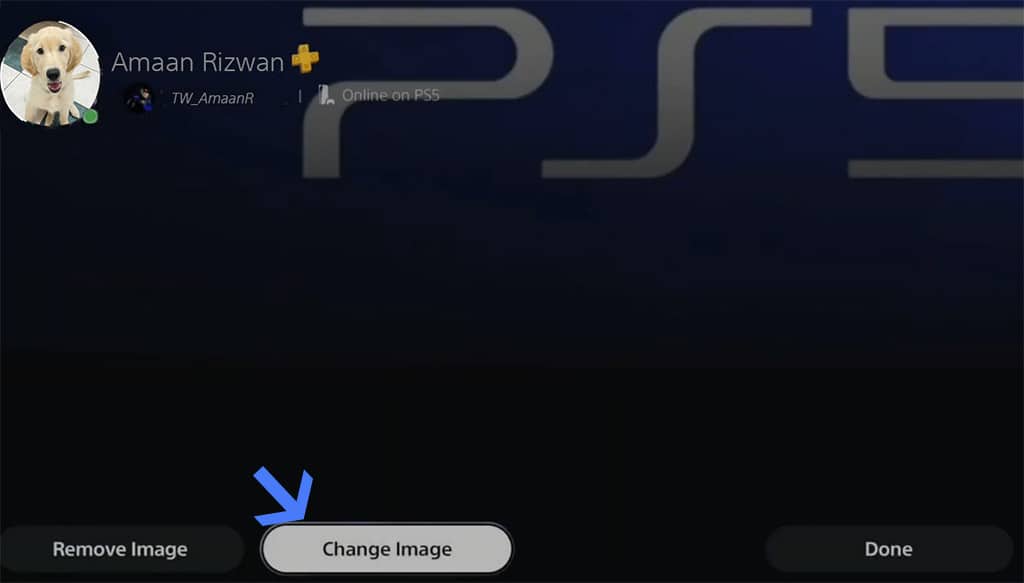 change wallpaper and theme on PS5