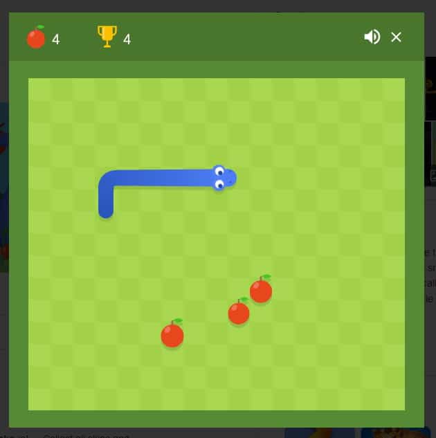 GOOGLE SNAKE free online game on