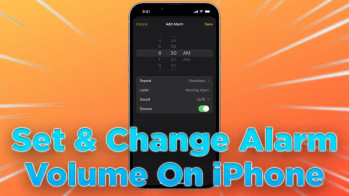 Change iPhone Alarm Volume