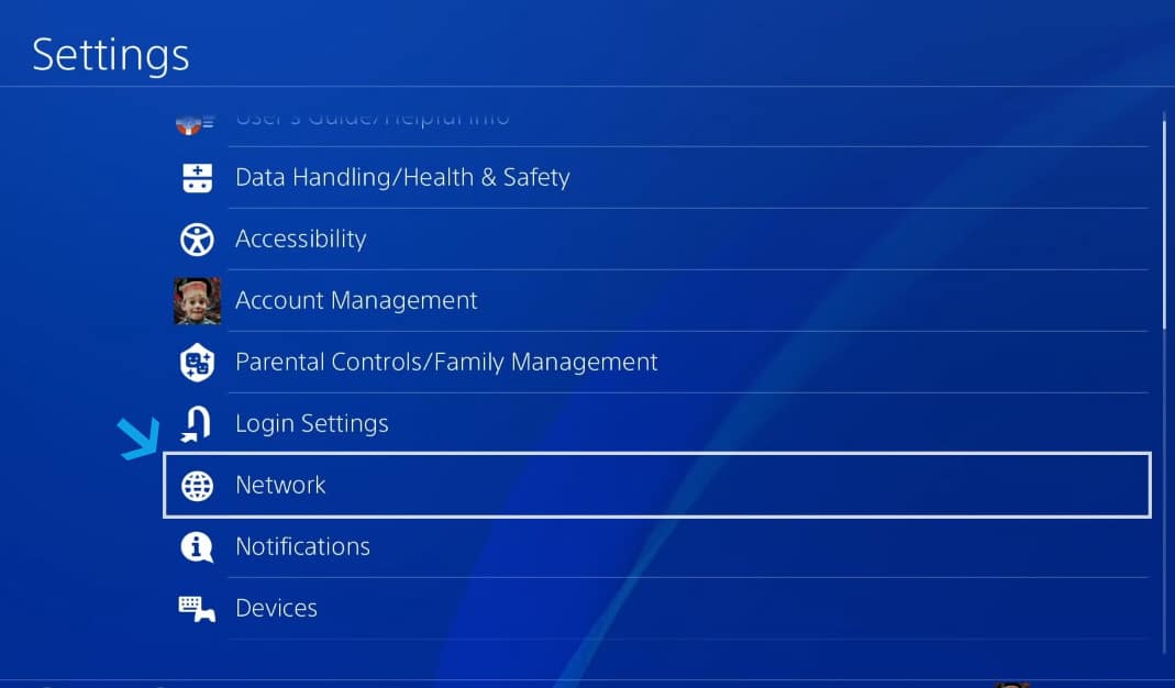 change DNS on PS4