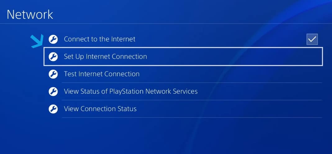 change DNS on PS4