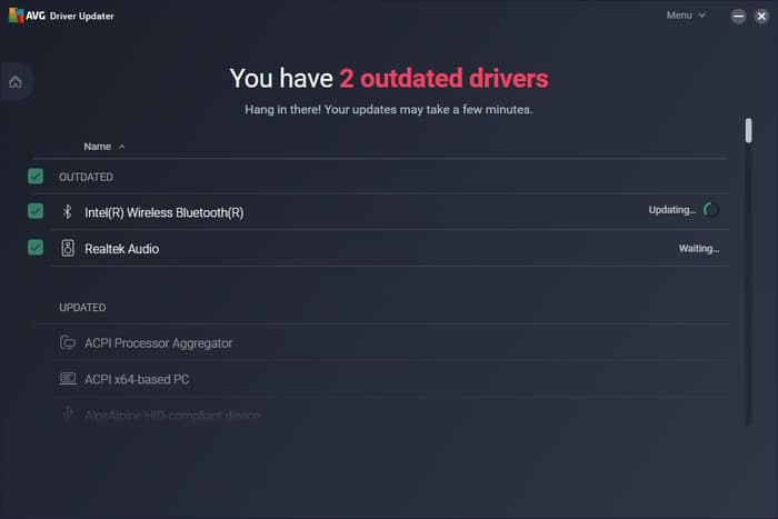 AVG driver updater