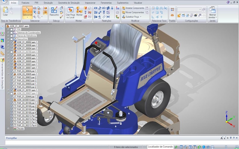 Solid Edge CAD program