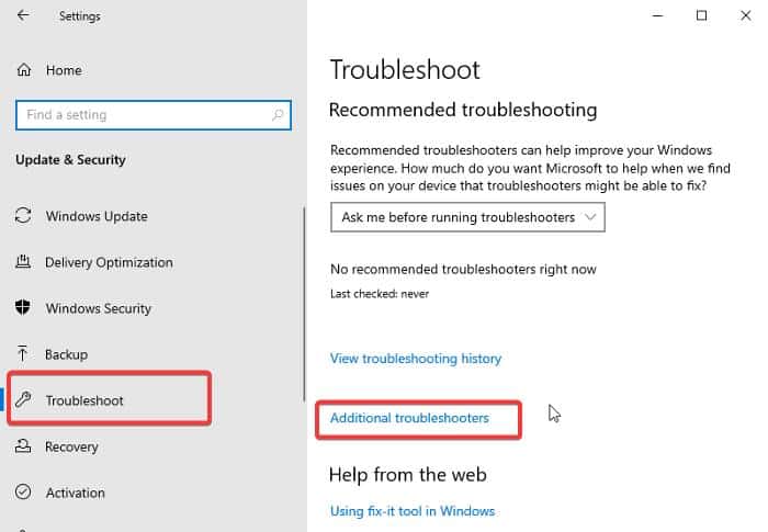 Windows Update Troubleshooter