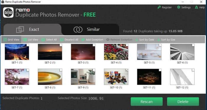 Remo Duplicate Photos Remover