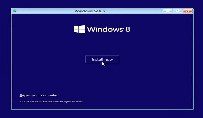 Install Windows 8.1 on PC