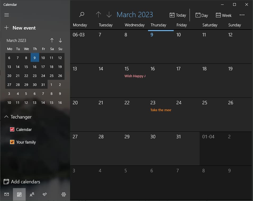 best calendar app for windows 10