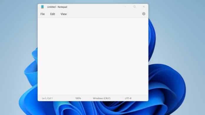 windows 11 notepad