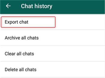 export whatsapp chat