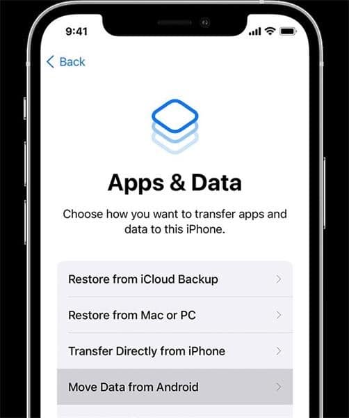 iPhone apps and data