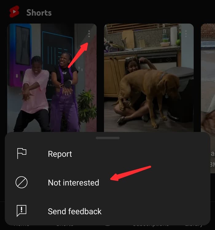 Not Interested in YouTube Shorts