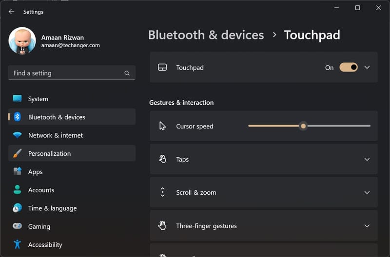 Fix Asus touchpad not working