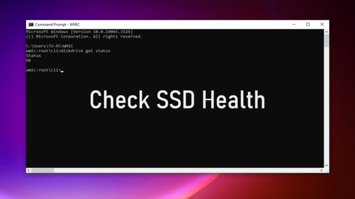 Check SSD Health in Windows