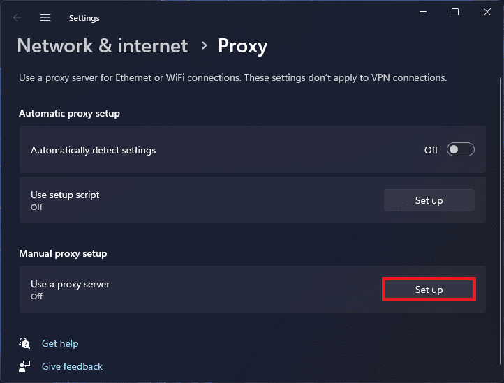 Use A Proxy Server