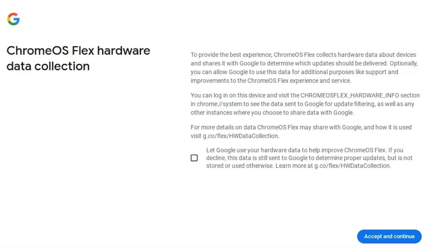 Download ChromeOS Flex ISO