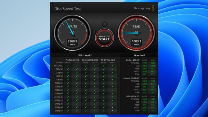 Disk Speed Test Tools