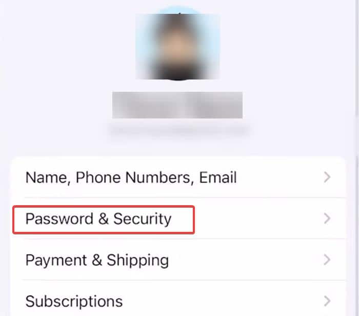 iPhone Password and Security