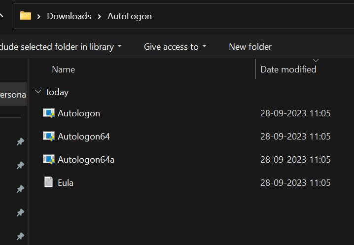 Enable auto login on Windows 11