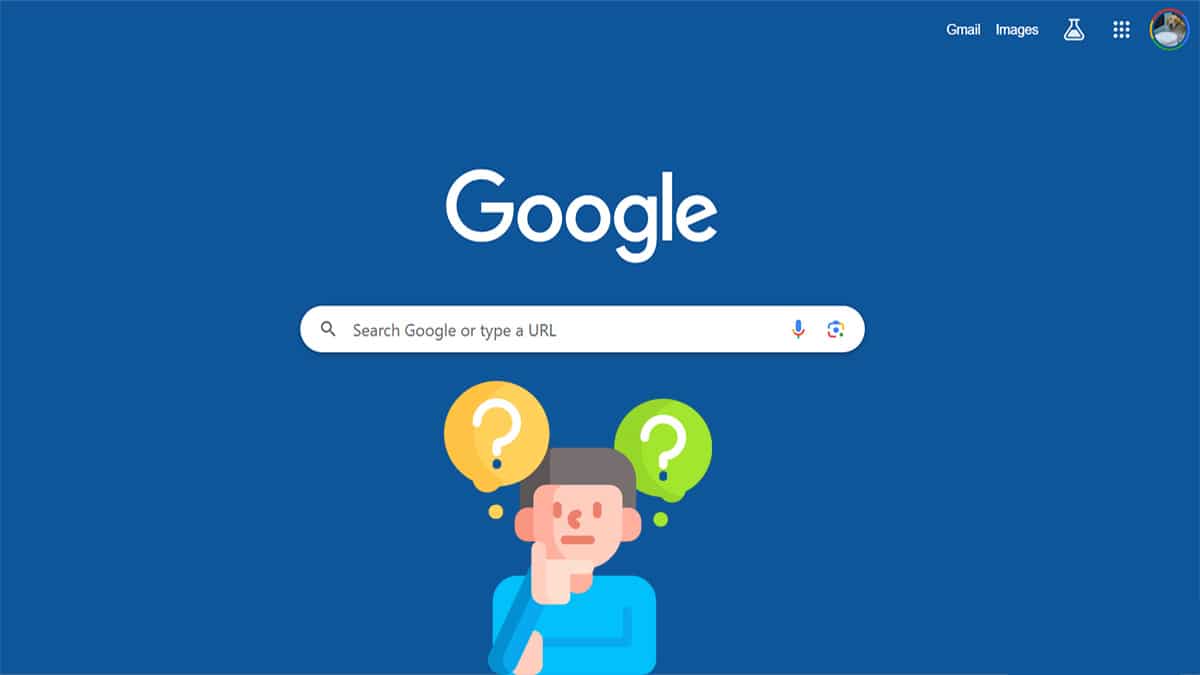 Search google or type a url what is it 