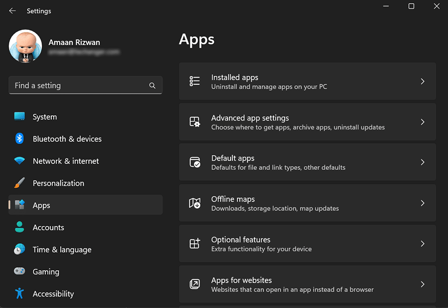 disable background apps in Windows 11
