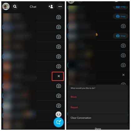 What Does X Next To A Name On Snapchat Means?