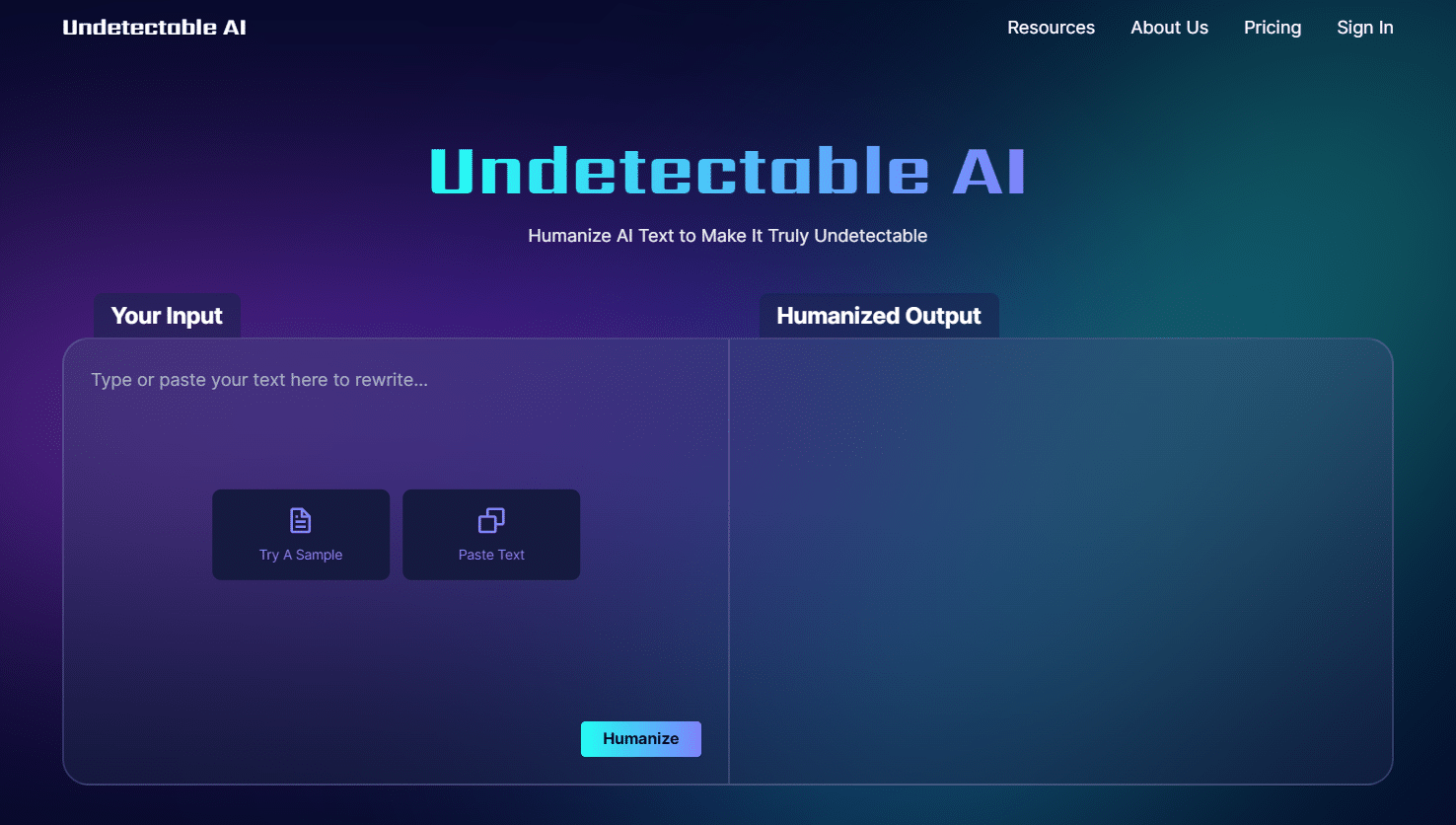 Undetectable AI