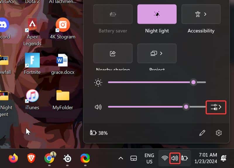 Windows Volume Controls