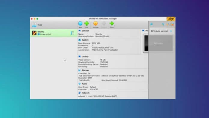 Run Virtualbox on Mac M1