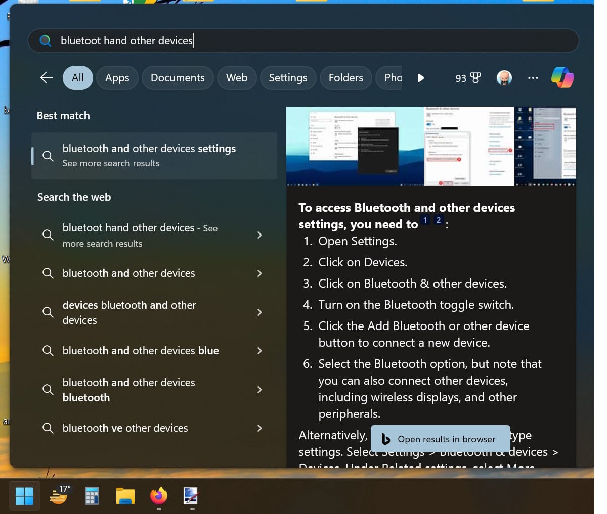 How to Open “Device and Printers” in Windows 11