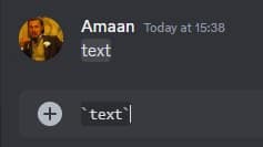 Discord code block text