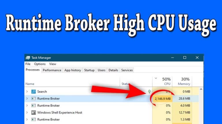 Fix runtime broker high cpu usage