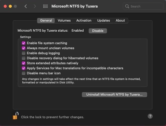 Tuxera for NTFS MAC