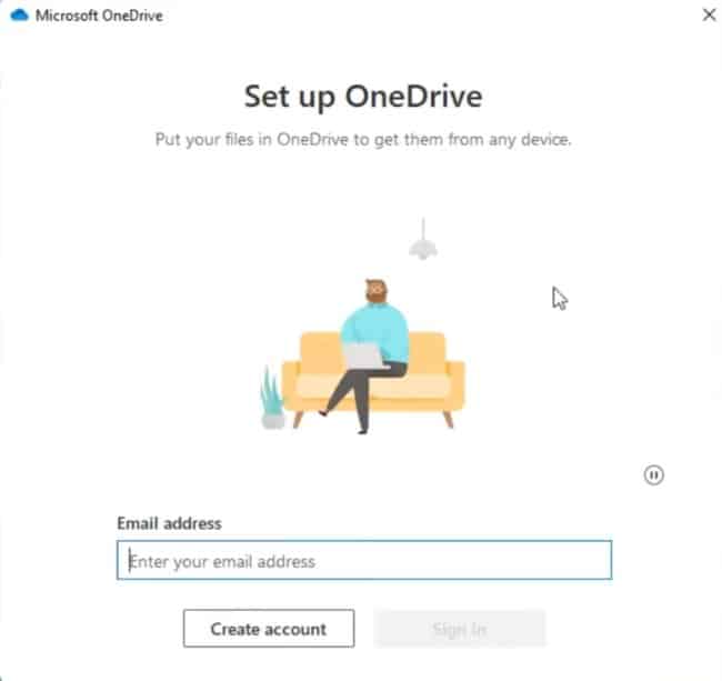 Unlink OneDrive