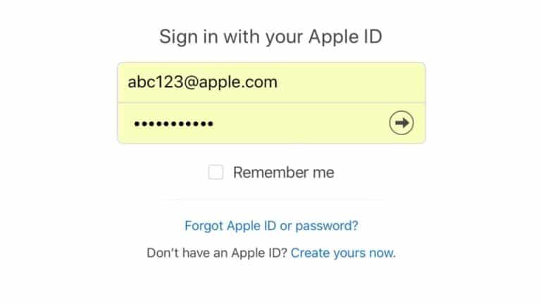 apple id signin