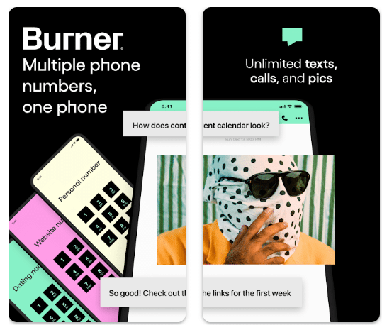 burner app