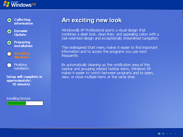 Windows XP emulator setup