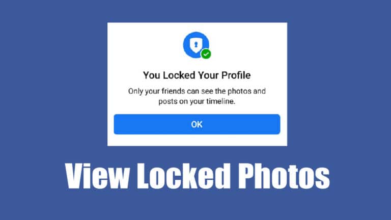 View Locked Facebook Profile Photos