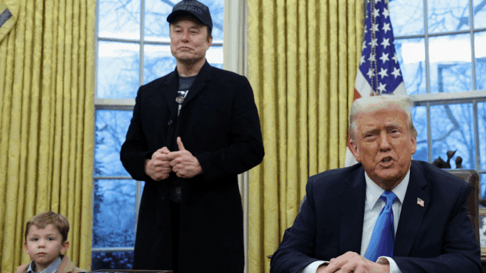 Elon Musk Starlink promoted by Trump