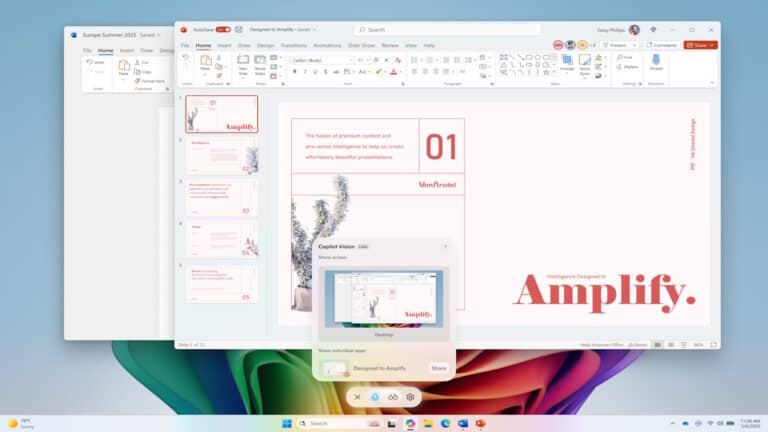 Copilot desktop sharing on Windows 11